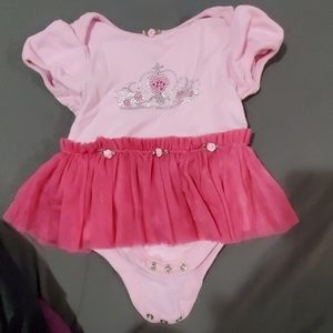 Pretty pink princess onesie